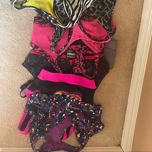 COPY - 8 Zumba sports bras combo